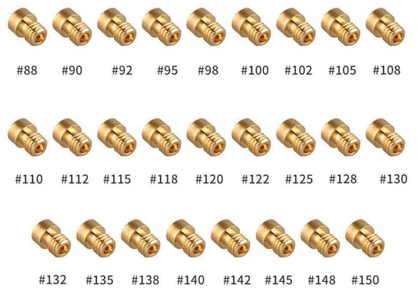 Hlavné trysky karburátora NIBBI racing PE