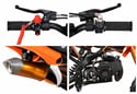Detský minicross Nitro Motors Apollo 49cc 10" - oranžová