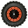 Kompletné zadné koleso 6" s pneu 13x5,00-6 - oranžová