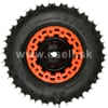 Kompletné zadné koleso 6" s pneu 13x5,00-6 - oranžová