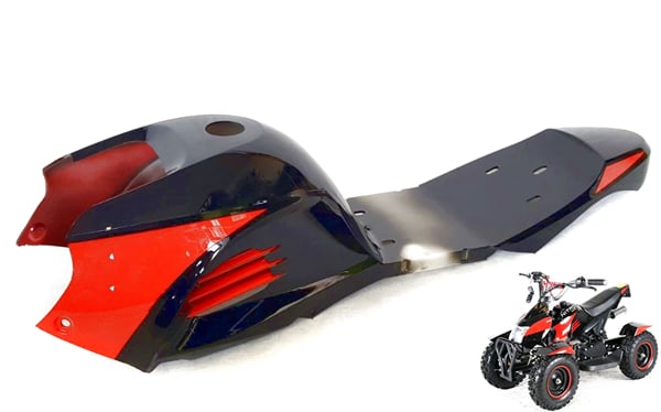 Kapotáž Cobra 49cc, 350W, 500W, 800W červená