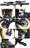 Pitbike 1300 W Tiger Lithium 14x12 zelená