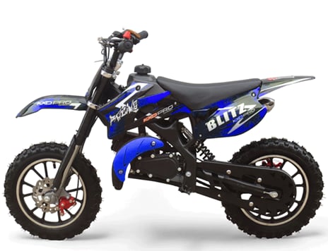 Detská minicross Blitz 49 cc KXD modrá