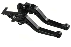 Páčky Pitbike nastaviteľné čierna sada