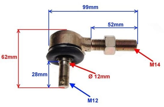 Volant 99 / 62 mm M14, M12