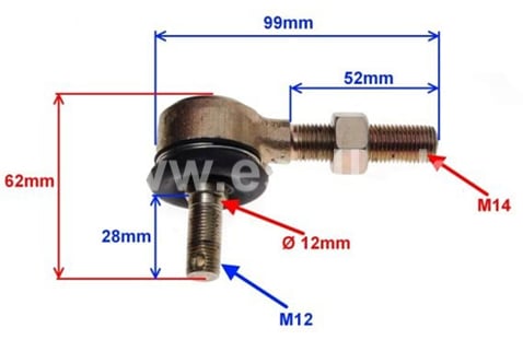 Volant 99 / 62 mm M14, M12