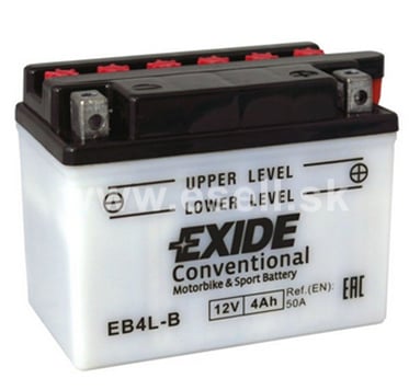 Batéria EXIDE BIKE Conventional 4Ah, 12V, EB4L-B