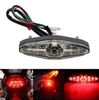 Zadné svetlo 15 LED - dymová