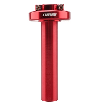 Plynová rukoväť pitbike NIBBI racing CNC červená 