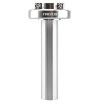 Plynová rukoväť pitbike NIBBI racing CNC strieborna