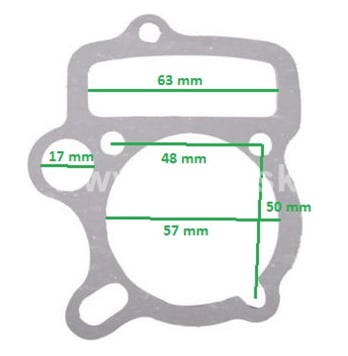 Tesnenie pod valec 110cc, 125cc