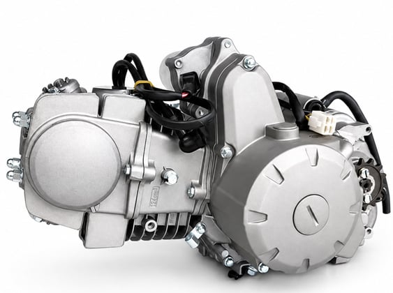 Motor pitbike YX 125 ccm 154FMI Automat, Elektrický štartér