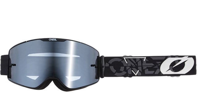 Okuliare O´Neal B-20 STRAIN čierna/biela, silver mirror