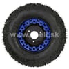 Kompletné koleso 7 palcov s pneu 16x8-7 modrá 3x78mm