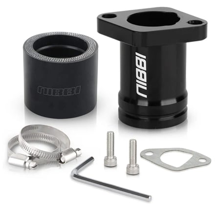 Príruba/adapter karburátora 42mm/34mm čierna Nibbi racing