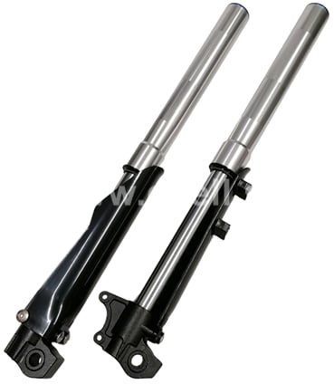 Predné tlmiče, vidlica pitbike 860mm, 51/54mm strieborná