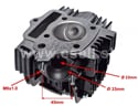 Hlava valca 110cc, 125cc typ2