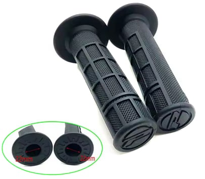 Gripy pre štvorkolku 22mm čierna