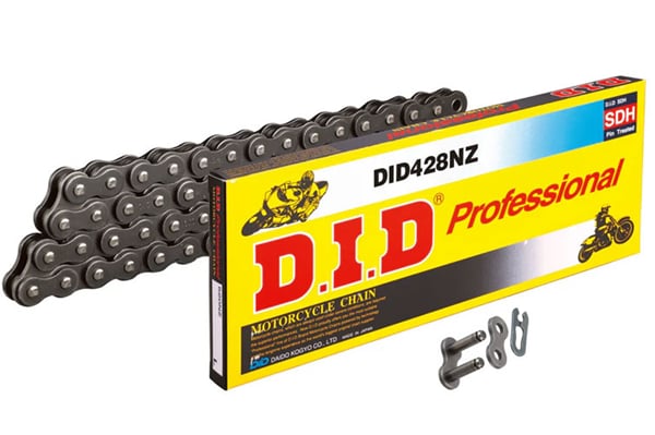 DID 428NZ 120 článkov reťaz 428 pre pitbike, dirt bike a štvorkolky