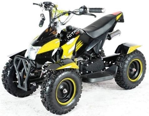 Vnútro detská štvorkolka Cobra 49 cc žltá
