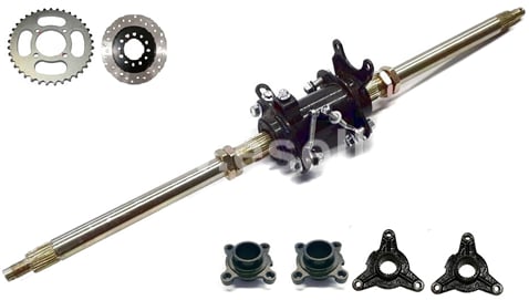 Kompletná zadná os 75cm ATV 110cc, 125cc