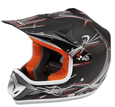 Moto helma Cross Nitro Racing čierna matna XS