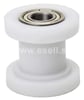 Rolnička reťaze 10mm, biela