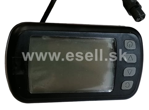 LCD display pre kolobežky Ultimate - čierny konektor 60V