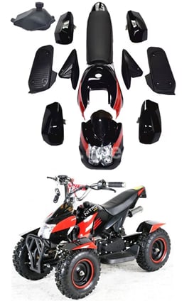 Kompletné plasty pre štvorkolku Cobra 49cc, ECO