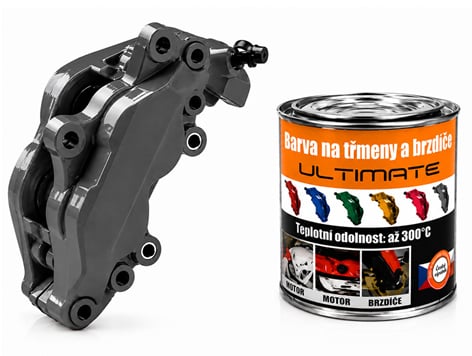 Farba na brzdy a motor kelímok 250 ml - grafitová