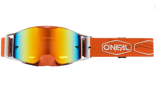 Okuliare O´Neal B-30 HEXX oranžová/biela, rádium červená