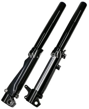 Predné tlmiče, vidlica pitbike 730mm, 45/48mm čierna