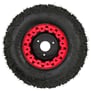 Kompletné koleso 7 palcov s pneu 16x8-7 červená 3x78mm