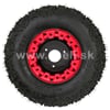 Kompletné koleso 7 palcov s pneu 16x8-7 červená 3x78mm