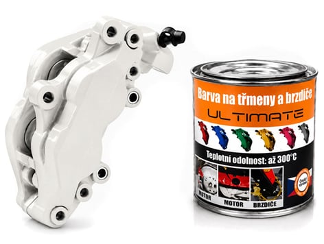 Farba na brzdy a motor kelímok 250 ml - biela
