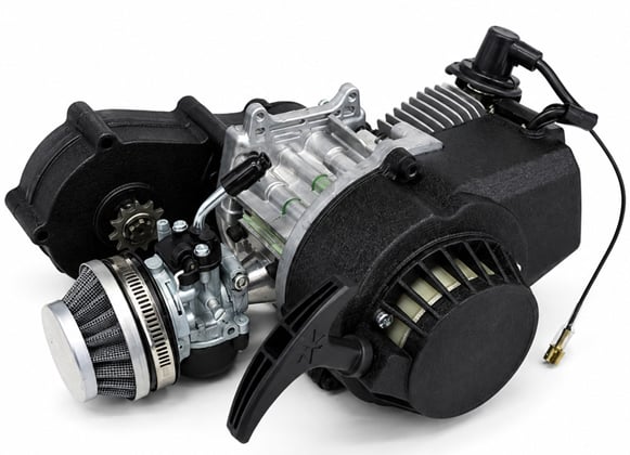 Motor 49 cc tuning minicross, štvorkolka