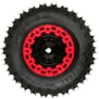 Kompletné zadné koleso 6" s pneu 13x5,00-6 - červená