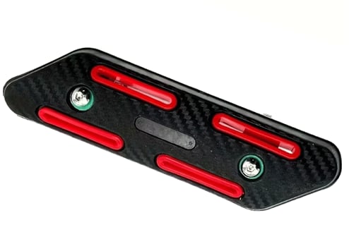 Kryt výfuku UNI červená