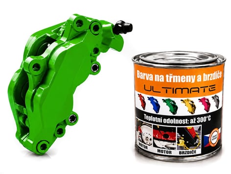 Farba na brzdy a motor kelímok 250 ml - sv. zelená