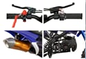 Detský minicross Nitro Motors Apollo 49cc 10" - modrá