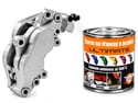 Farba na brzdy a motor kelímok 250 ml - strieborná