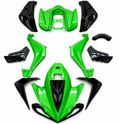 Kompletná kapotáž Speedy, Monster, Speedbird, Panthera 110cc, 125cc zelená