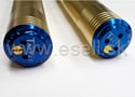 Predné tlmiče, vidlica pitbike 650mm, 45/48mm zlatá
