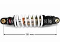 Zadný tlmič pre pitbike DNM MK-AR 290 mm, 800 LBS