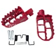 Stúpačky pitbike 115mm červená