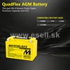 Batéria MOTOBATT MBTX9U, 12V, 10,5Ah, 160A (YTX9-BS, YT12A-BS, YTZ12S, YTZ14S)