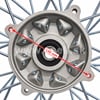 Zadné koleso pitbike 2,15×18" - 250cc, os 17 mm