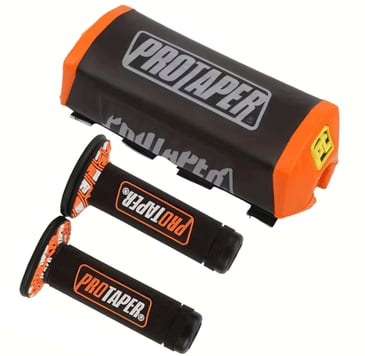 Chránič hrazdy riadidiel a gripy oranžová