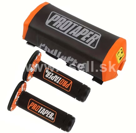 Chránič hrazdy riadidiel a gripy oranžová