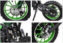 Detský minicross Nitro Motors Apollo 49cc 10" - zelená